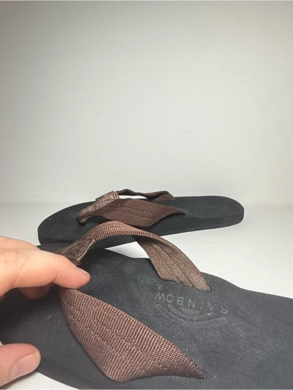 Rainbow Sandals Men's Cloud Sandals, Brown/Black, Men's M / 8.5-9.5